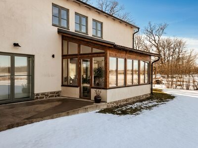 Inglasad veranda vintervy